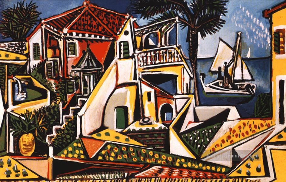 Picasso mediterrane Landschaft 2 Ölgemälde